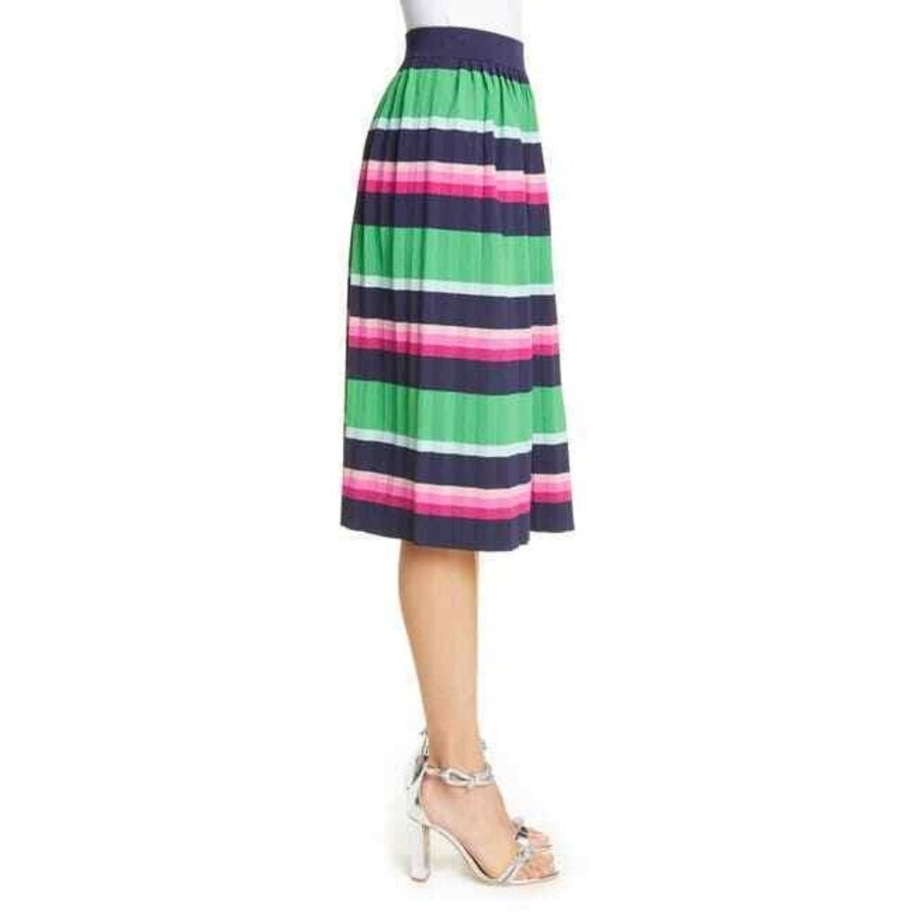 Ted Baker London Aliccio Supernatural Stripe Knit Skirt SZ 2 Ted US 6 NWT - Picture 3 of 6
